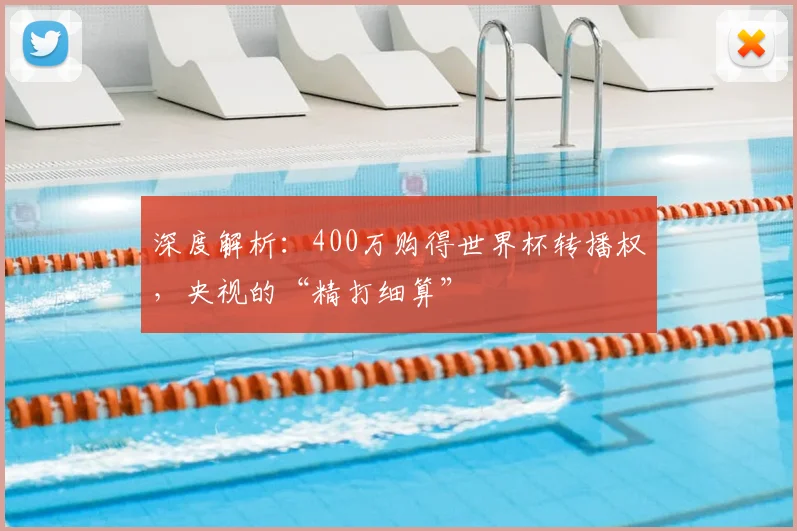 深度解析:400万购得世界杯转播权,央视的“精打细算”